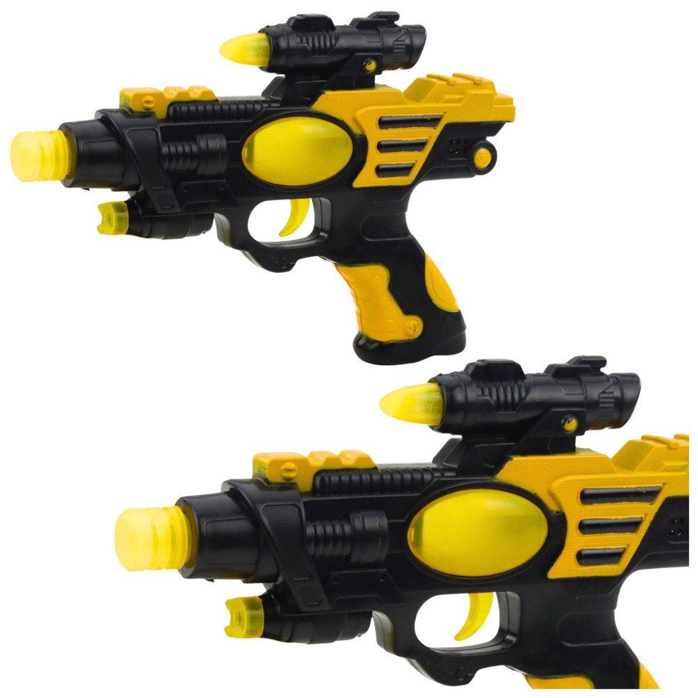 Space Gun Weapon fekete és sárga fények hangzik