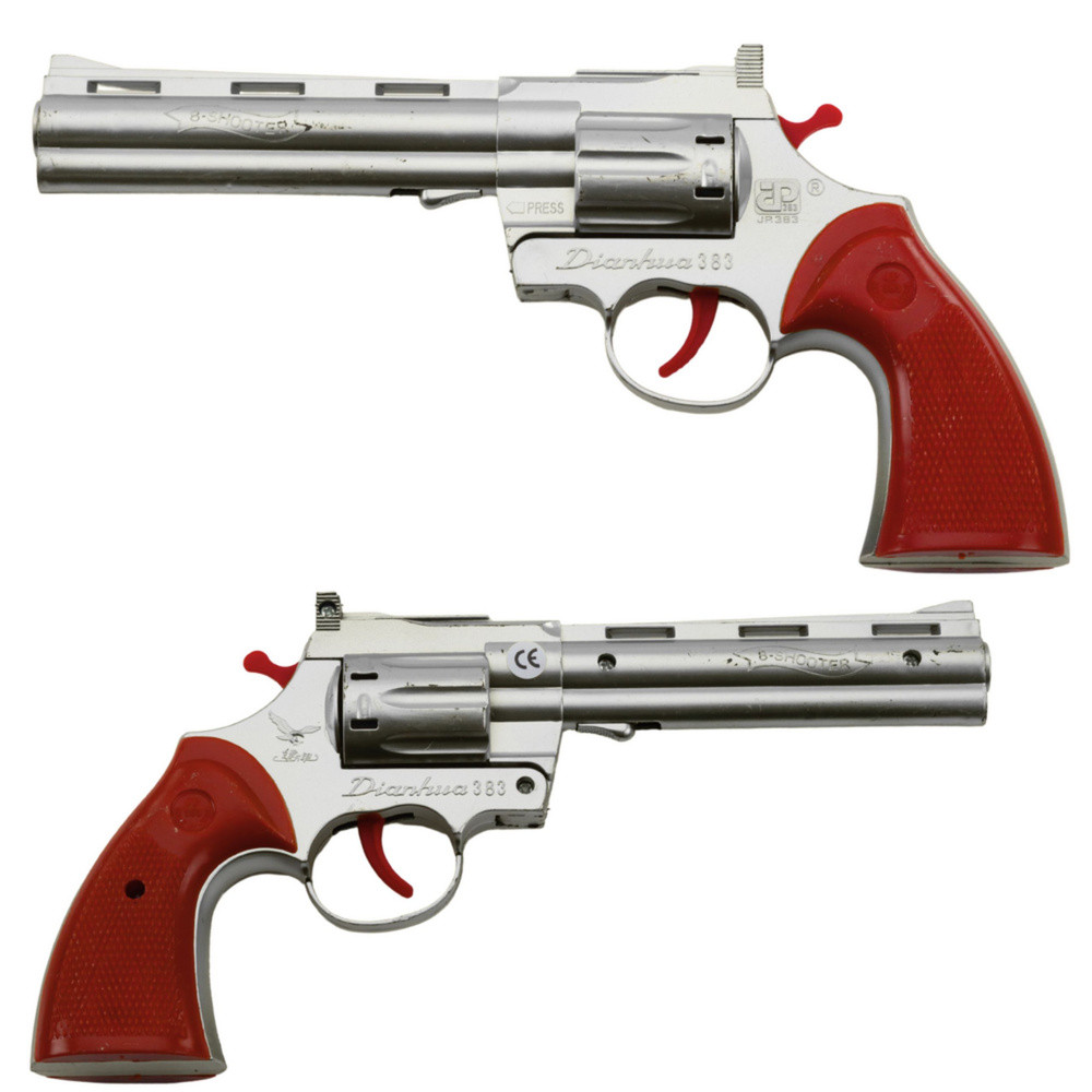Sapka Revolver Fegyver Kellék Lövés Hang Arany