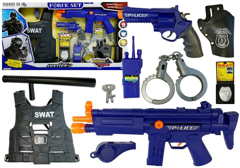 Rendőrségi játékszett csörgő tombola
