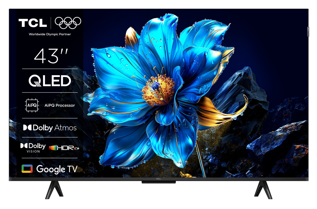 TCL 43" 43P7K QLED 109cm 4K Google TV