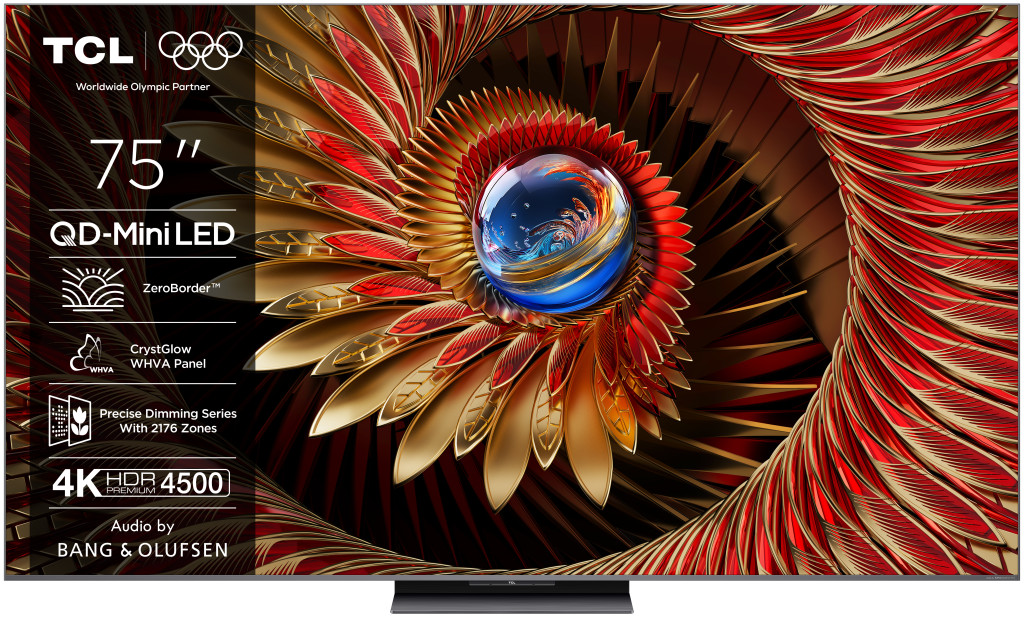 TCL 75" 75C8K QD-MiniLED 189cm 4K Google TV
