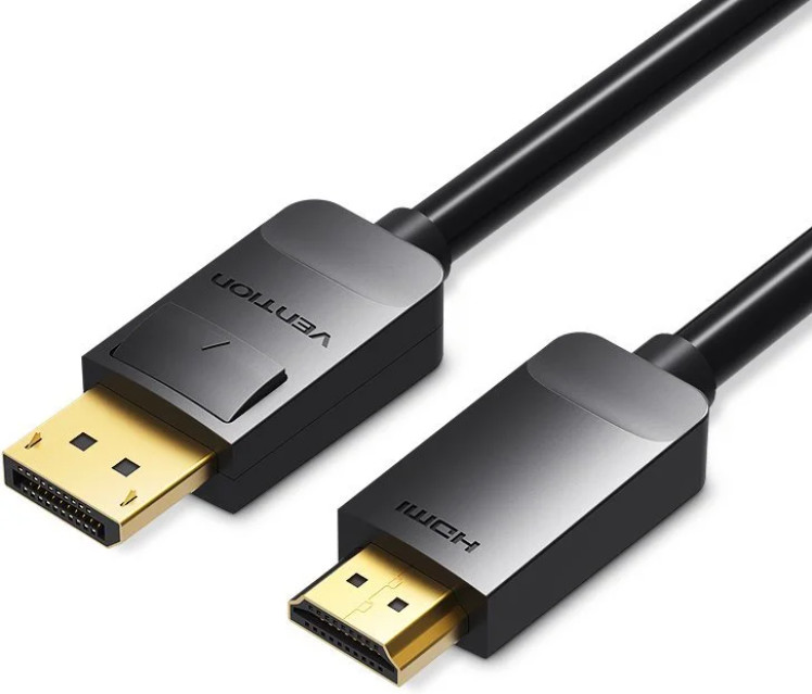 Vention Displayport -> HDMI, (fekete), 3m, kábel