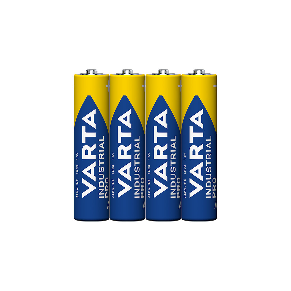Elem AAA mikro LR03 Industrial 4 db/csomag, Varta